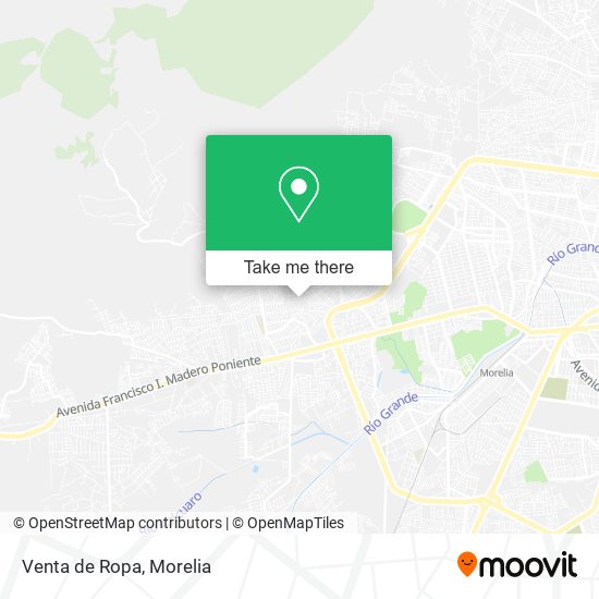 Venta de Ropa map