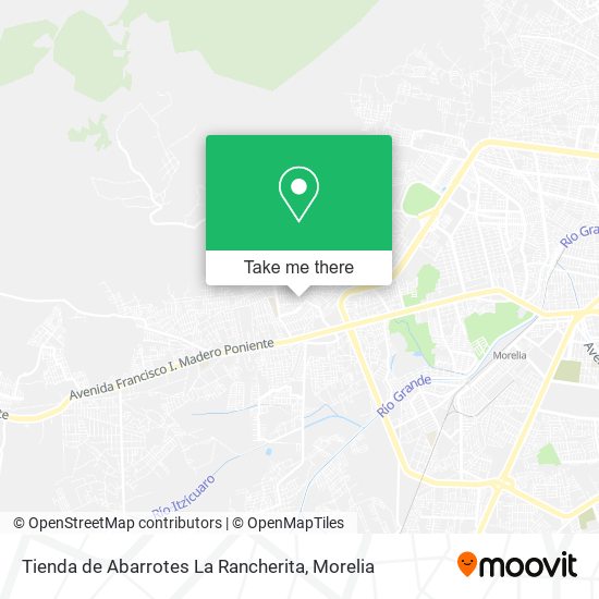 Tienda de Abarrotes La Rancherita map