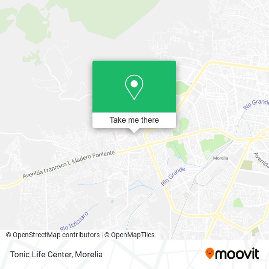 Mapa de Tonic Life Center