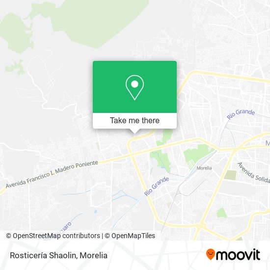 Rosticería Shaolin map