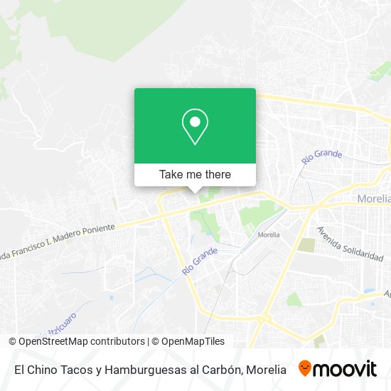Mapa de El Chino Tacos y Hamburguesas al Carbón