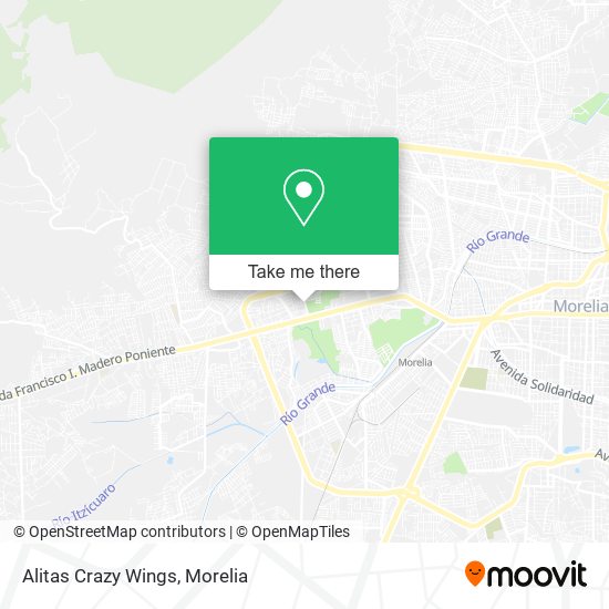 Alitas Crazy Wings map