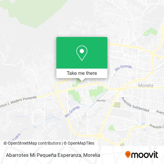 Mapa de Abarrotes Mi Pequeña Esperanza