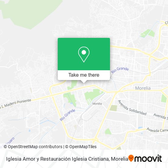 Iglesia Amor y Restauración Iglesia Cristiana map