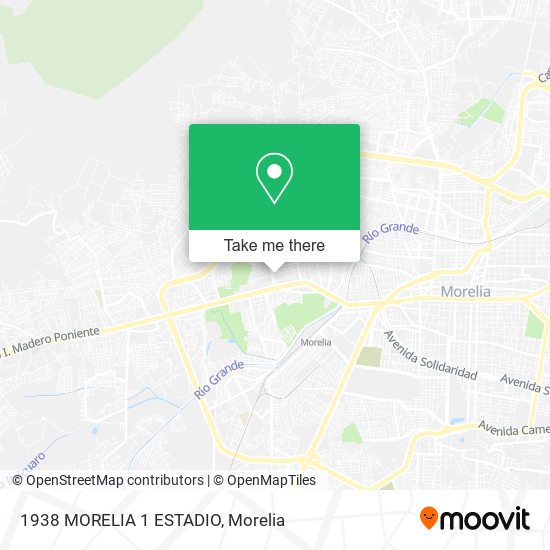 1938 MORELIA 1 ESTADIO map