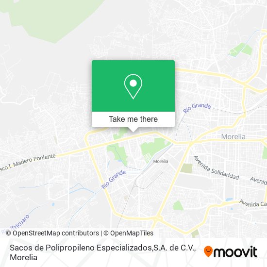 Sacos de Polipropileno Especializados,S.A. de C.V. map