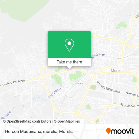 Hercon Maquinaria, morelia map