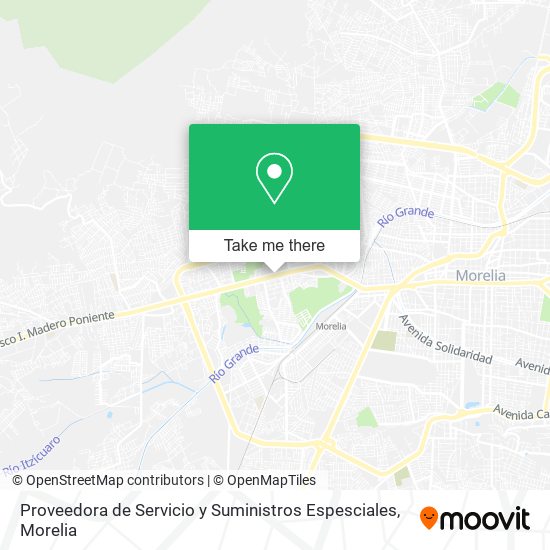 Mapa de Proveedora de Servicio y Suministros Espesciales