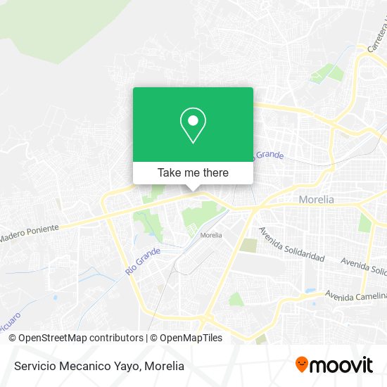 Mapa de Servicio Mecanico Yayo