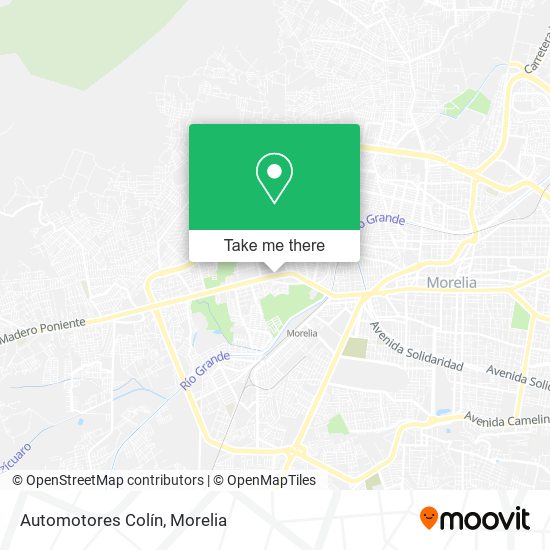 Automotores Colín map