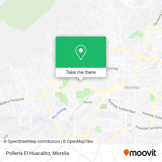 Pollería El Huacalito map