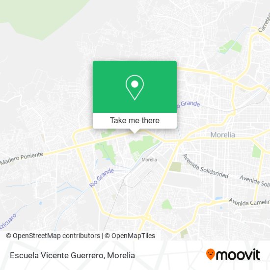 Mapa de Escuela Vicente Guerrero