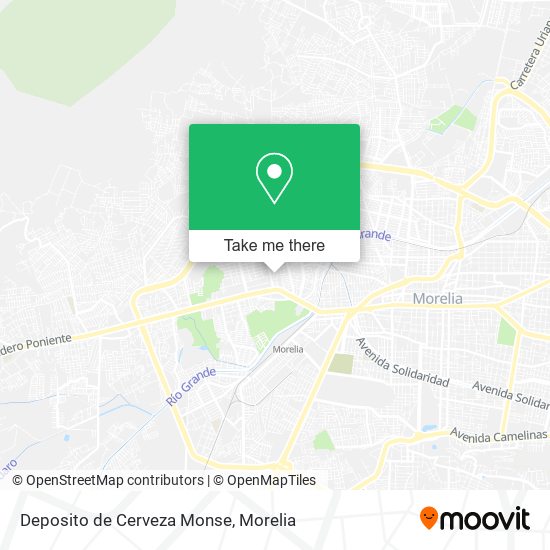 Deposito de Cerveza Monse map