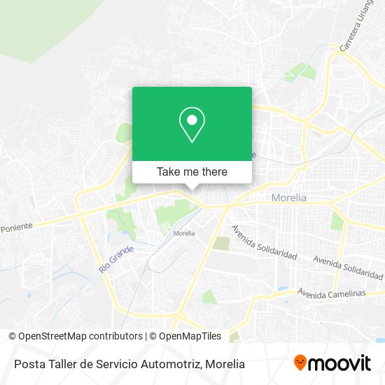 Posta Taller de Servicio Automotriz map