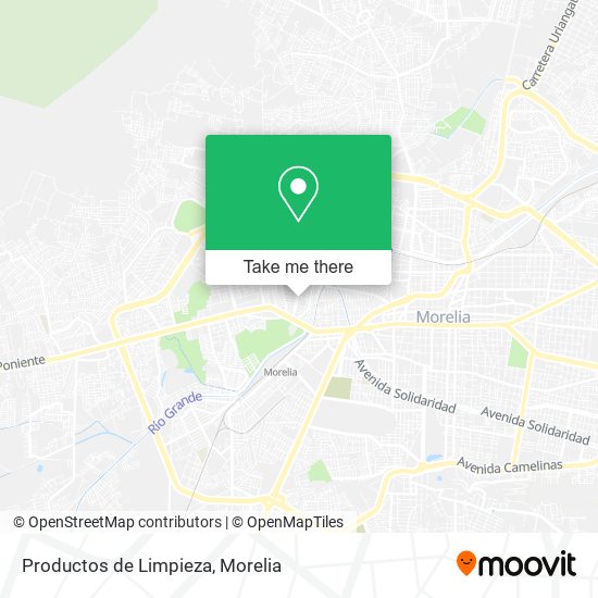 Productos de Limpieza map
