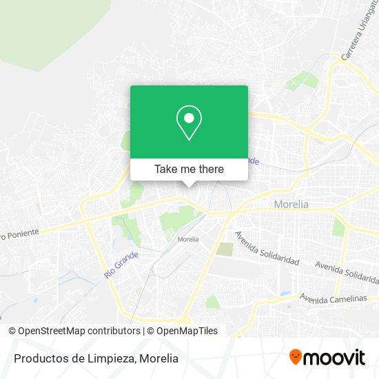 Productos de Limpieza map