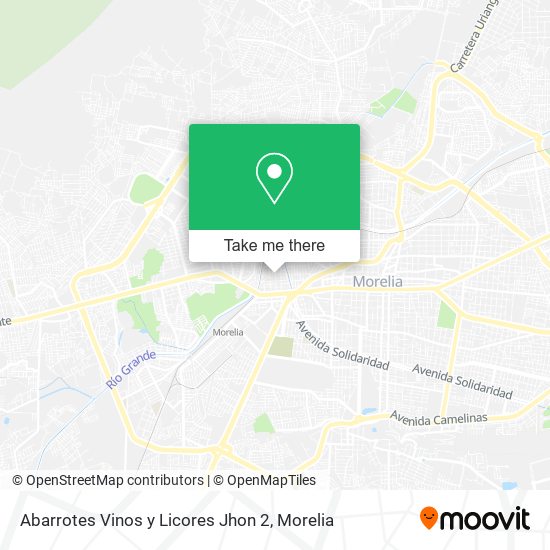 Abarrotes Vinos y Licores Jhon 2 map