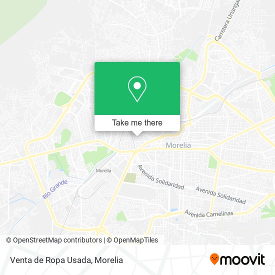 Mapa de Venta de Ropa Usada