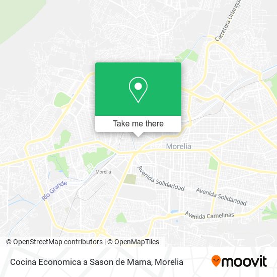 Cocina Economica a Sason de Mama map
