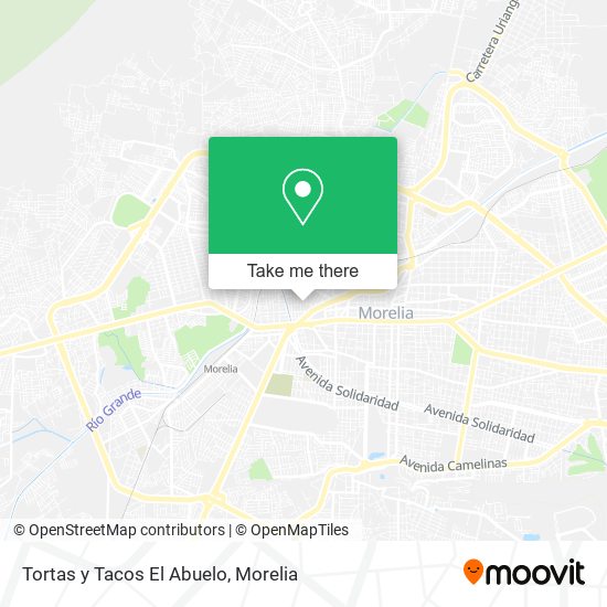 Tortas y Tacos El Abuelo map