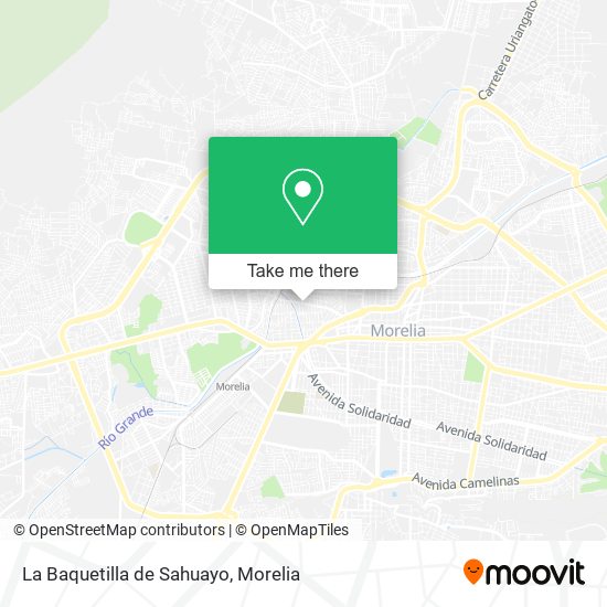 La Baquetilla de Sahuayo map
