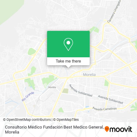 Mapa de Consultorio Médico Fundación Best Medico General