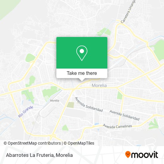 Abarrotes La Fruteria map