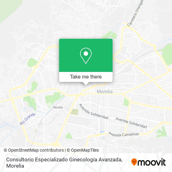 Consultorio Especializado Ginecología Avanzada map