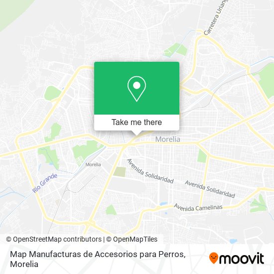 Map Manufacturas de Accesorios para Perros map