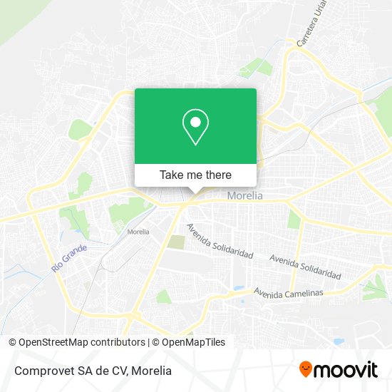 Mapa de Comprovet SA de CV