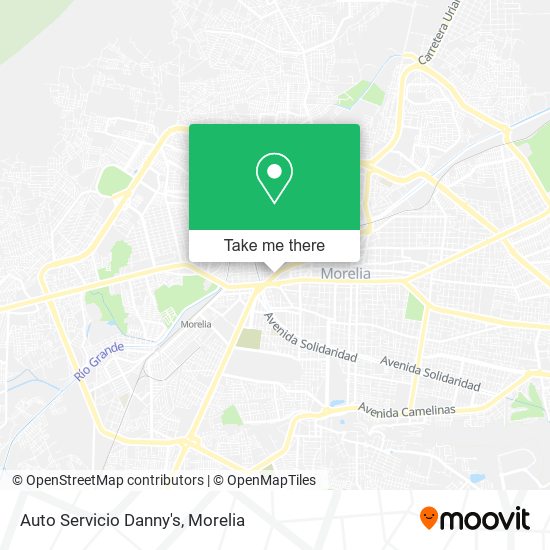 Mapa de Auto Servicio Danny's