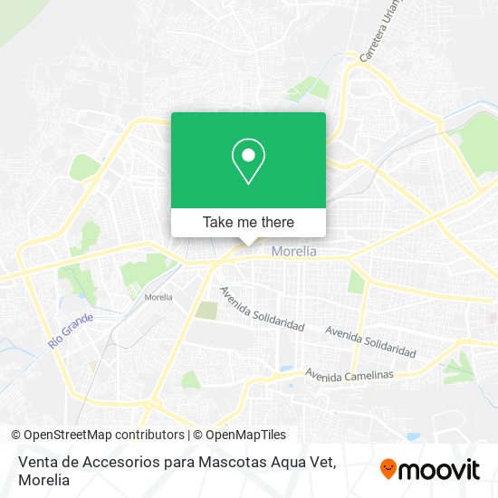 Venta de Accesorios para Mascotas Aqua Vet map