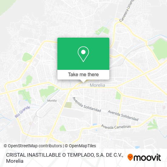 CRISTAL INASTILLABLE O TEMPLADO, S.A. DE C.V. map