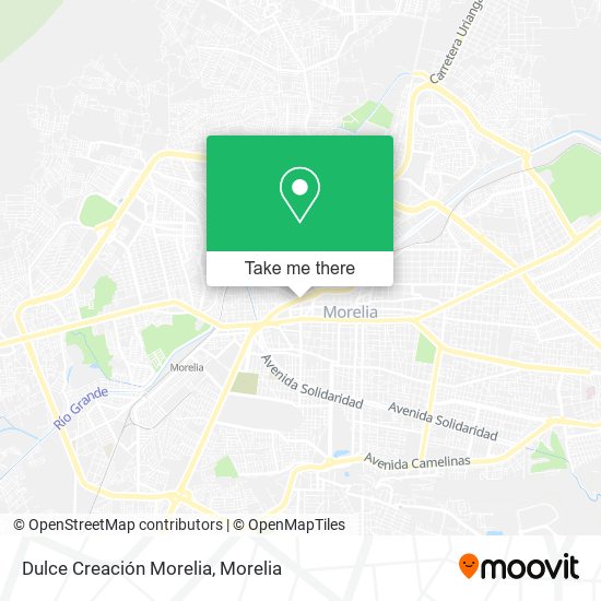Dulce Creación Morelia map