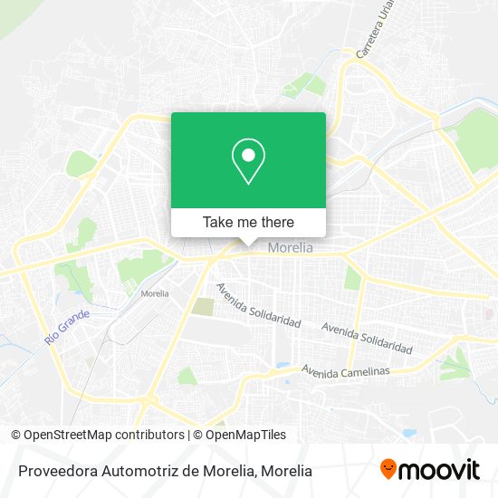 Proveedora Automotriz de Morelia map