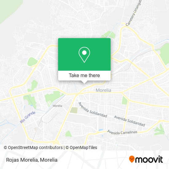 Rojas Morelia map