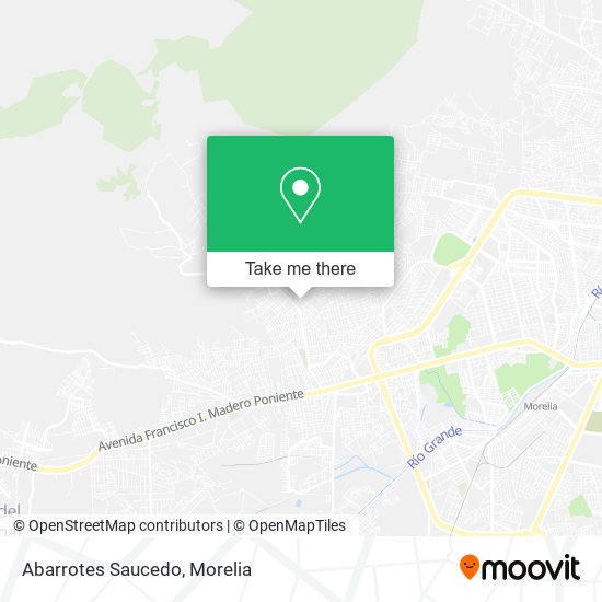 Abarrotes Saucedo map