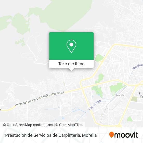 Prestación de Servicios de Carpinteria map
