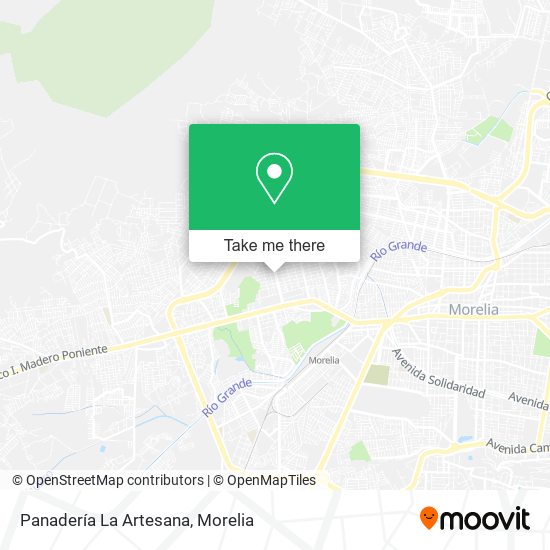Mapa de Panadería La Artesana