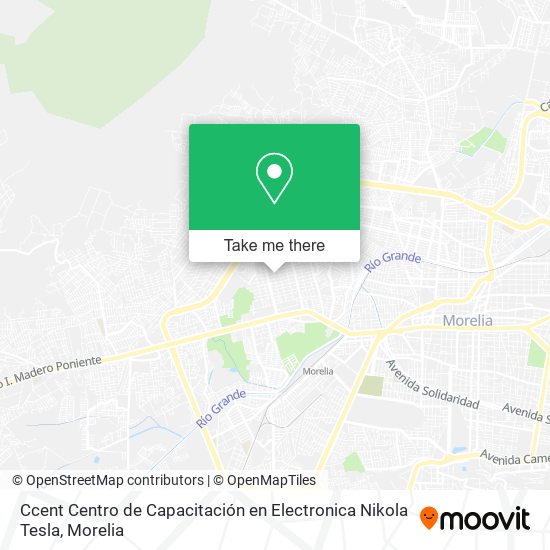 Ccent Centro de Capacitación en Electronica Nikola Tesla map