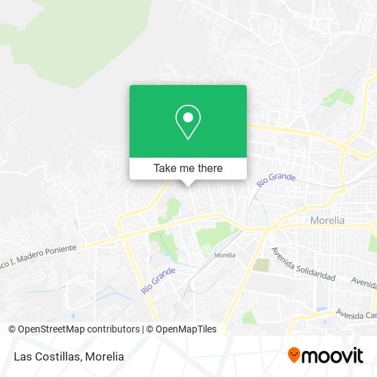 Mapa de Las Costillas