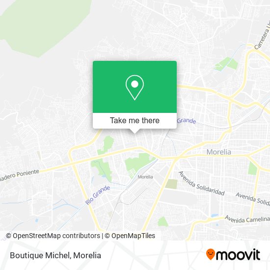 Mapa de Boutique Michel