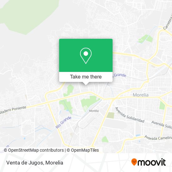 Venta de Jugos map