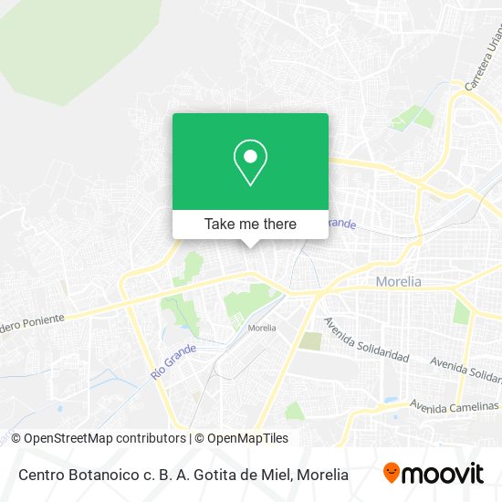 Centro Botanoico c. B. A. Gotita de Miel map