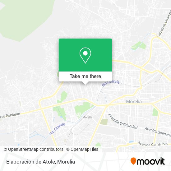 Elaboración de Atole map