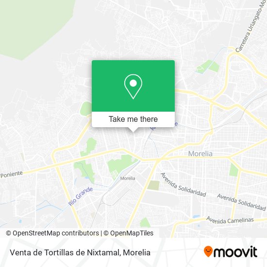 Venta de Tortillas de Nixtamal map