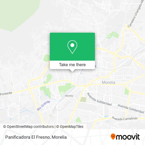 Panificadora El Fresno map