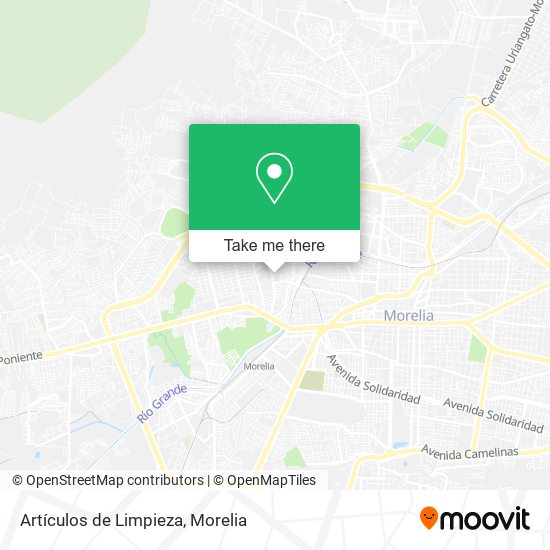 Artículos de Limpieza map