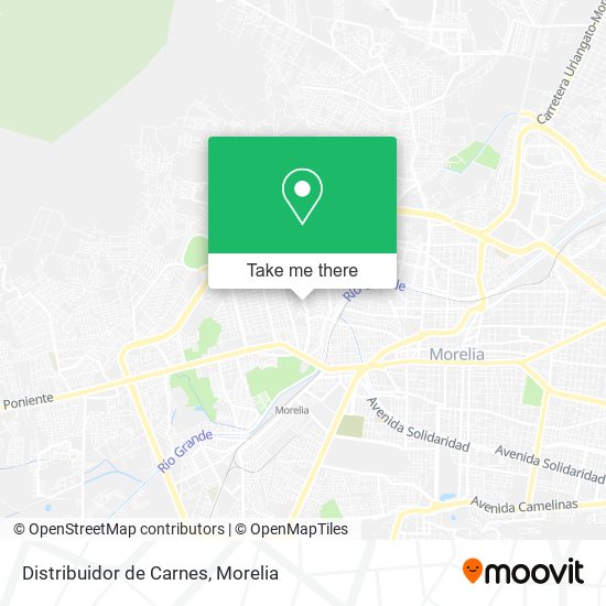 Distribuidor de Carnes map