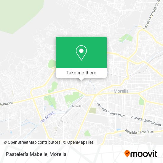 Pastelería Mabelle map